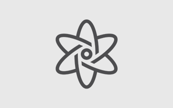 Icon for Nuclear section - Icon is an atom graphic