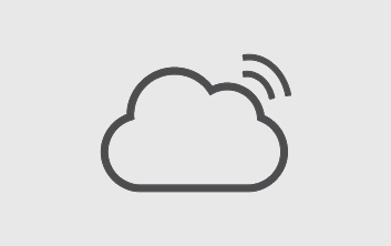Icon for Information Technology section - icon is a cloud graphic