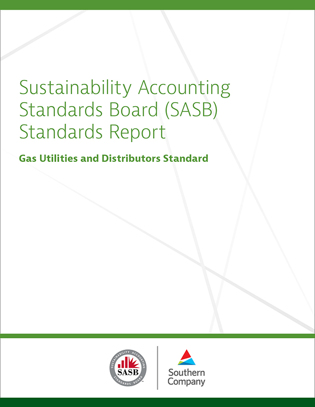 Sustainability Accounting Standards Board (SASB) Standards Report