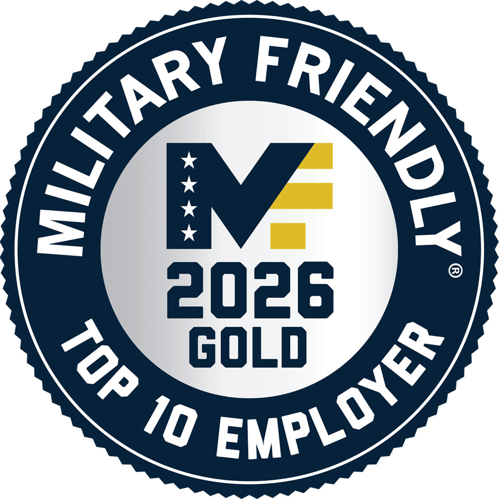 2026 Military Friendly Top 10 Employer award