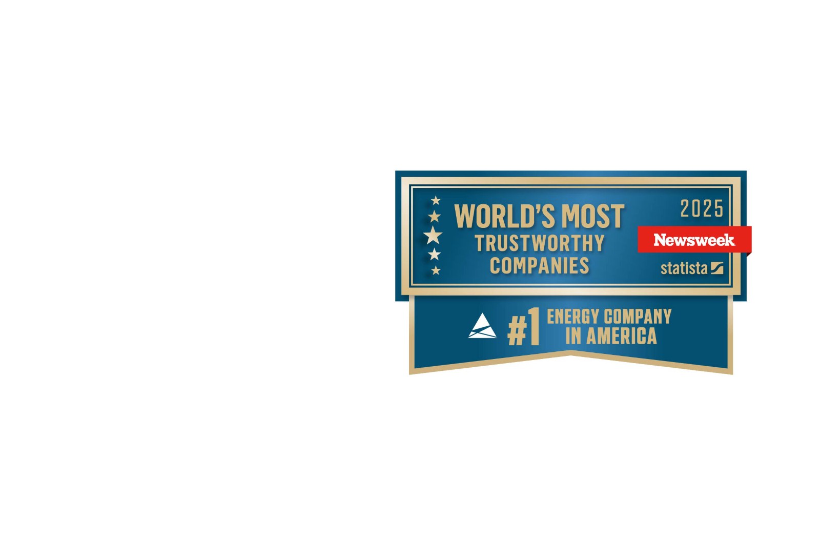 2025 Newsweek Worlds Trusted Companies award logo