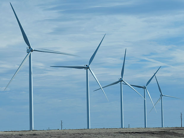 Cactus Flats Wind Facility turbines