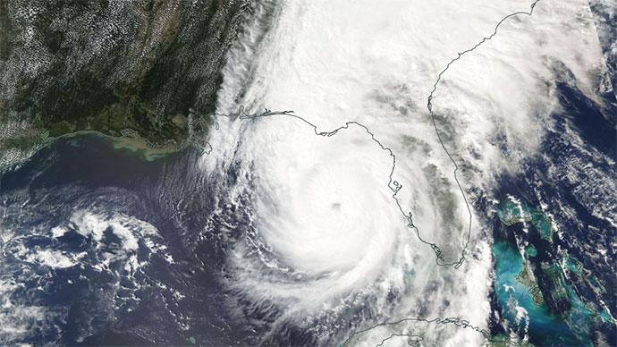 Satellite image of Hurricane Helene, Credit: NASA Worldview