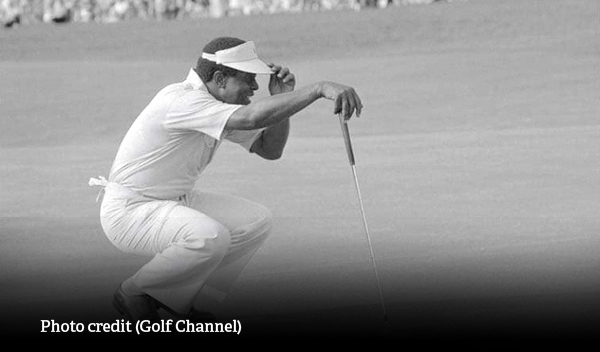 Lee Elder made history in 1947 by becoming the first African-American golfer to qualify for the Masters Tournament, which he played in 1975