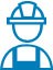 Utility worker icon