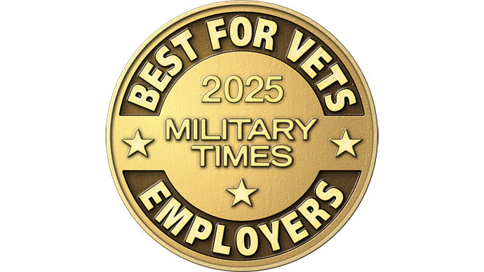 Military Times 2025 Best for Verts Employers award