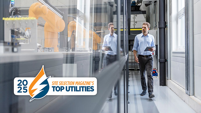 Site Selection Magazine Top Utilities award