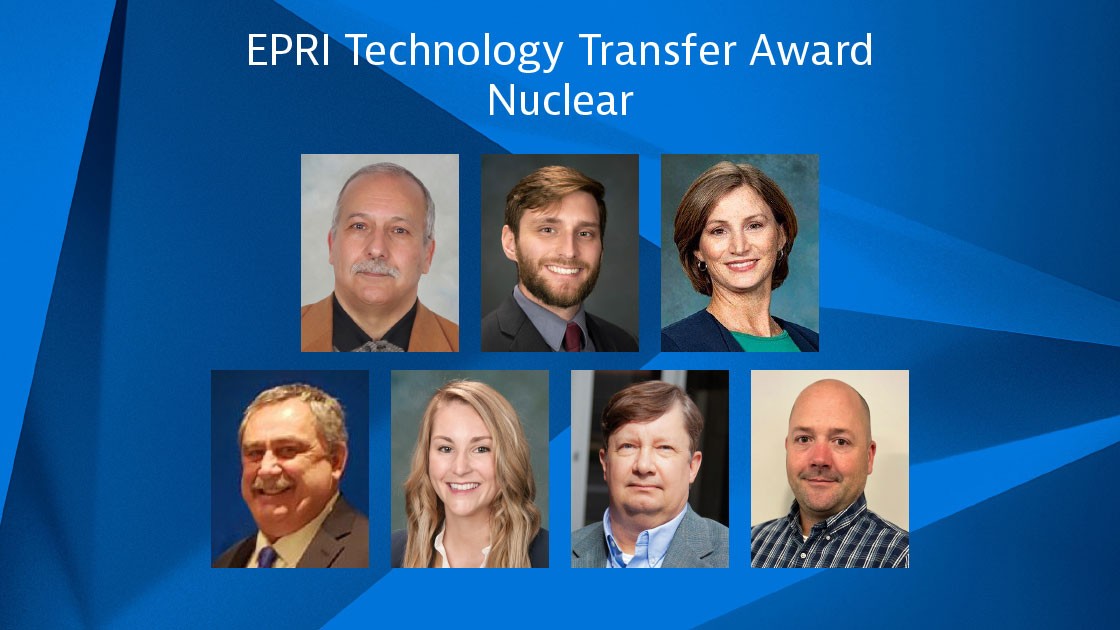 EPRI Technology Transfer Award Nuclear