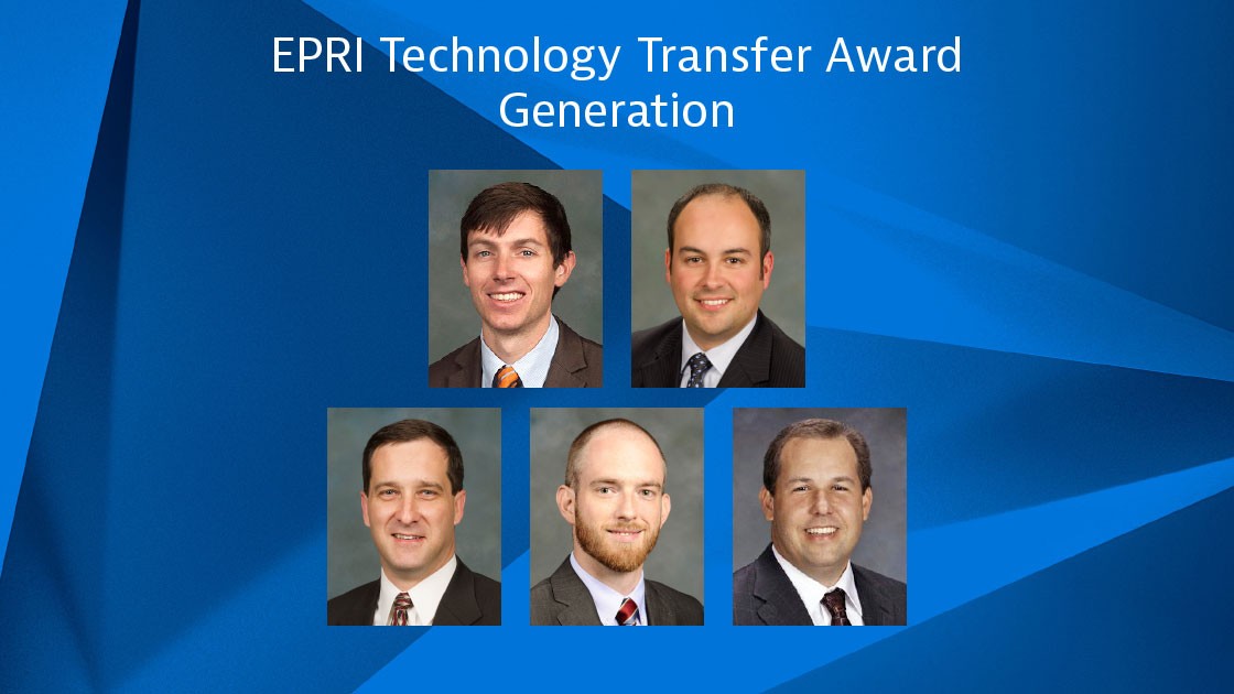 EPRI Technology Transfer Award Generation