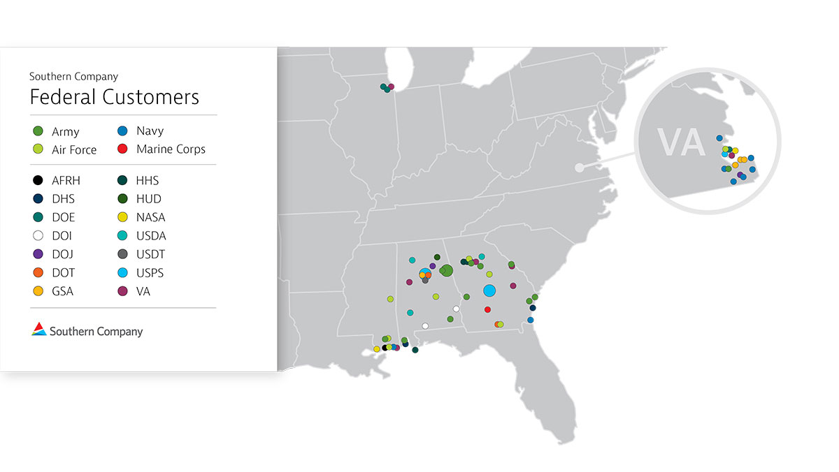 Federal Customer Map